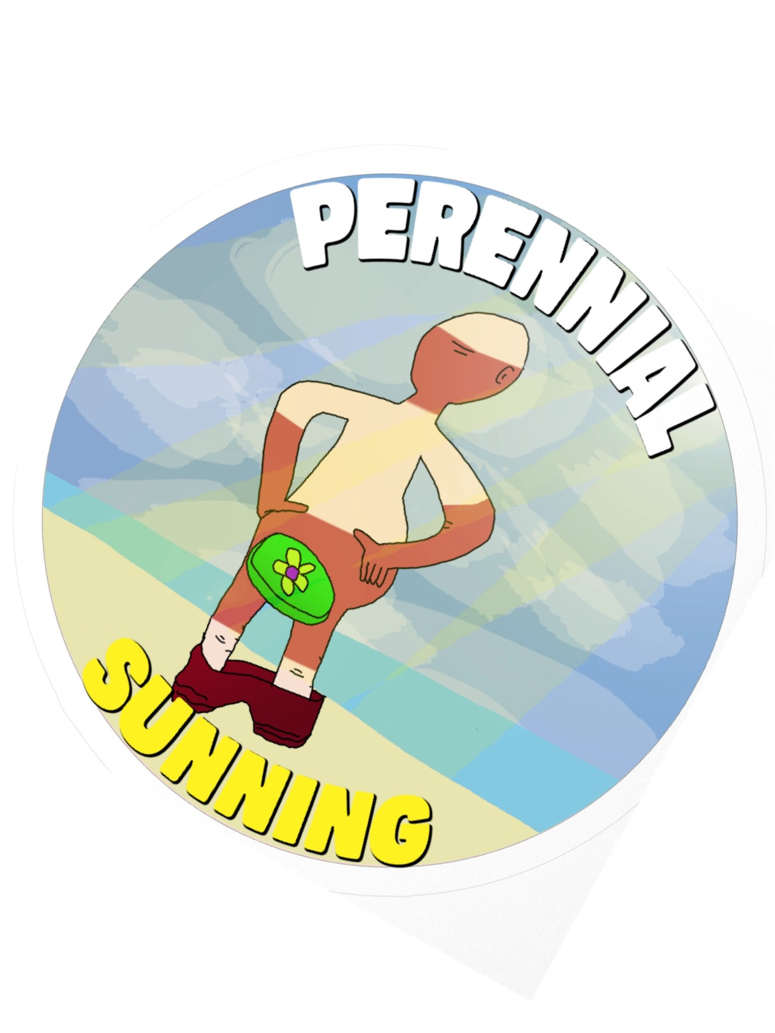Perennial Sunning Sticker product image (2)