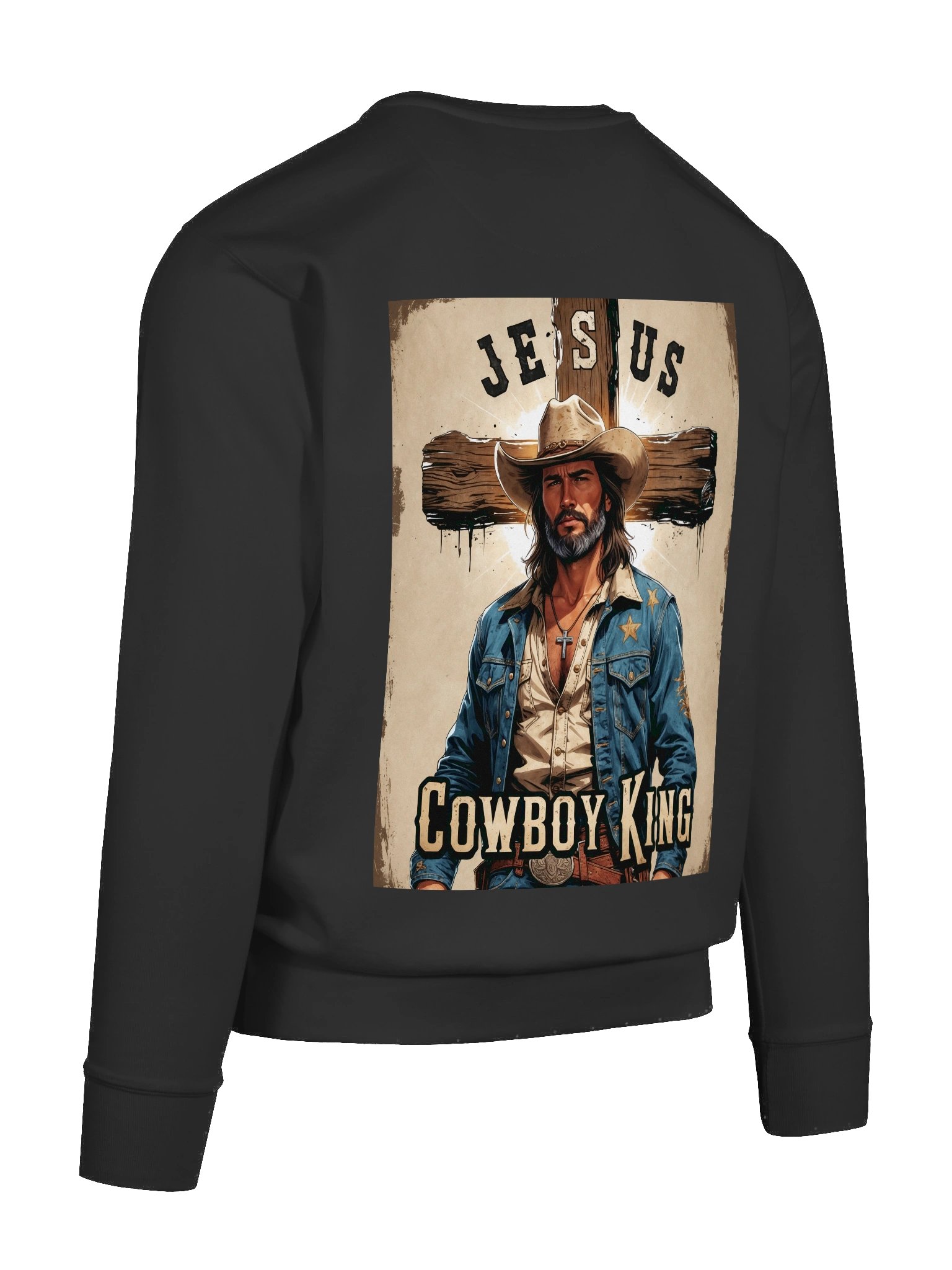 Jesus Cowboy King Sweatshirt product image (12)