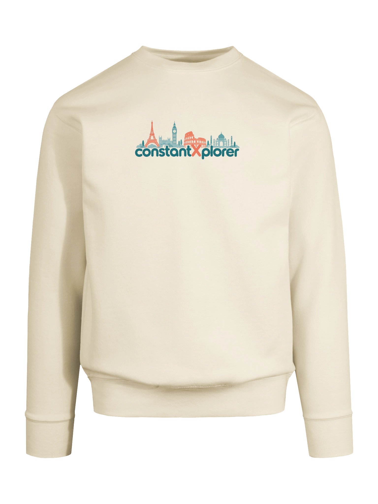 constantXplorer Crewneck Sweatshirt, Bone, Big Skyline product image (8)