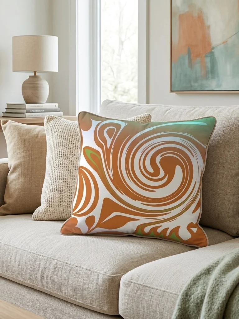 Lebendige Wärme“ Design-Kissen product image (7)
