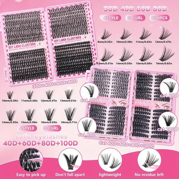 Mega DIY Lash Extension Cluster Kit product image (2)