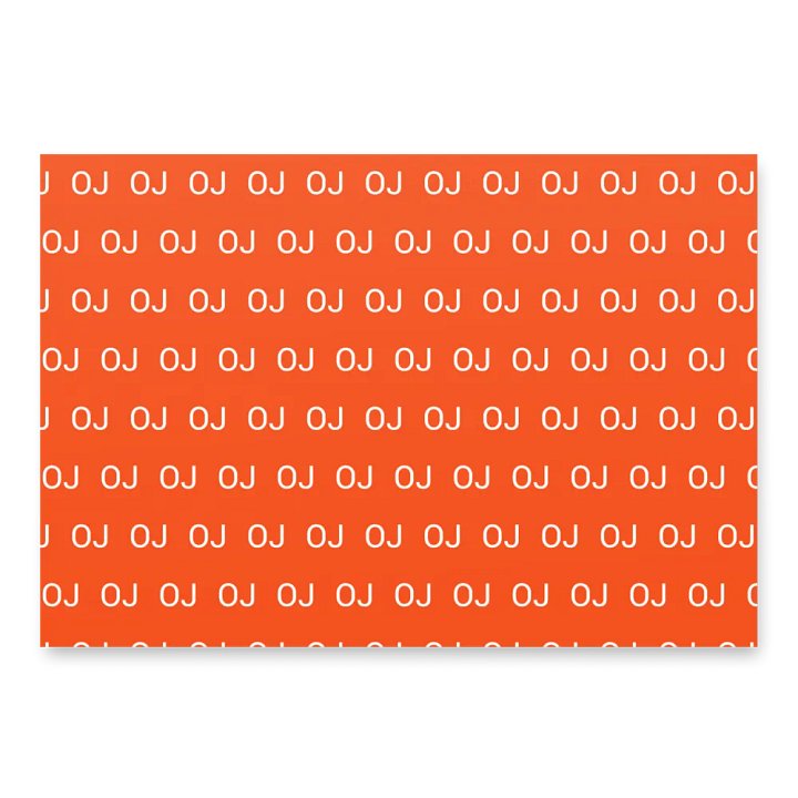 OJ Wrapping Paper product image (2)