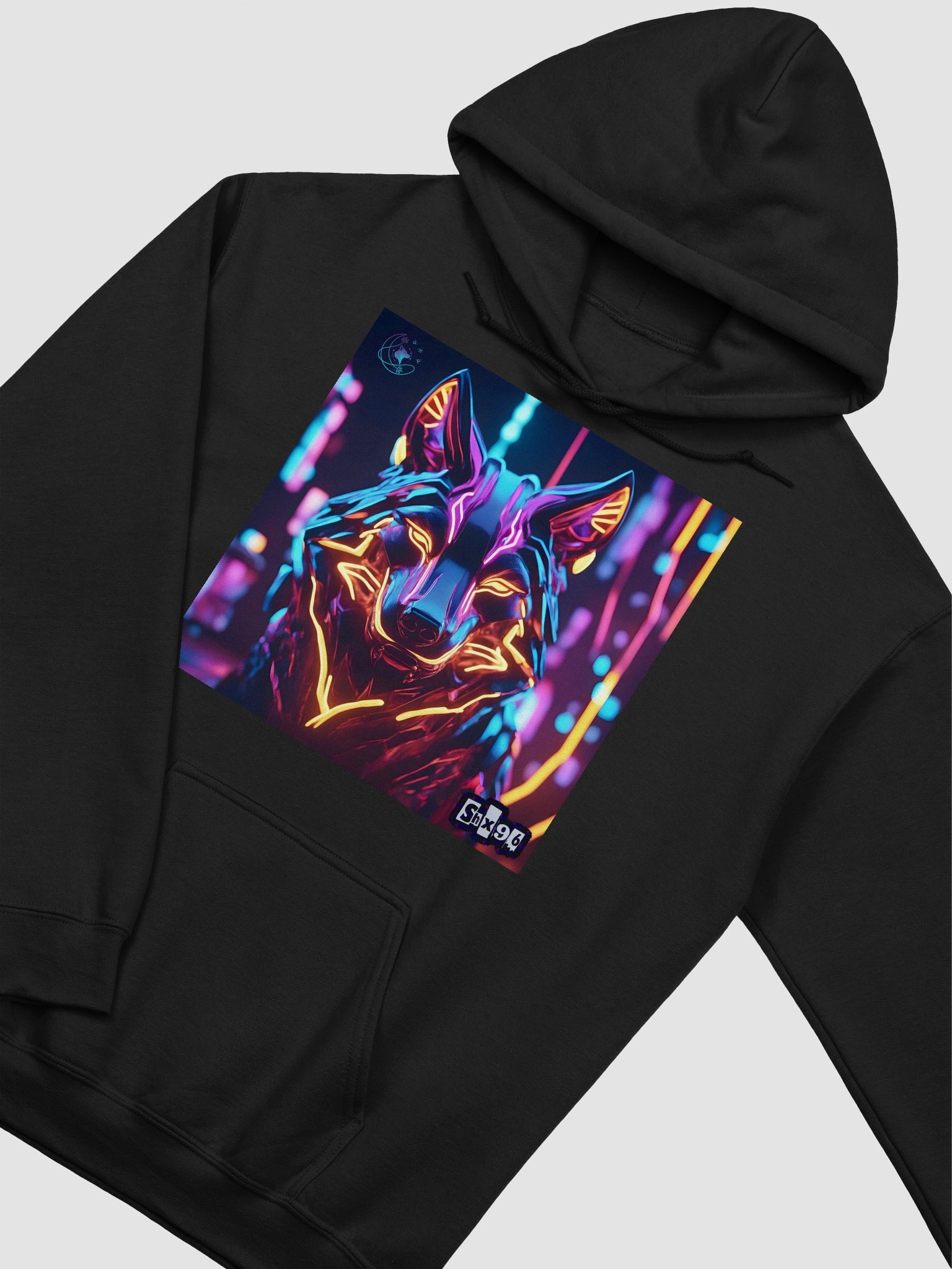 CyberWolf Design Hoodie product image (3)