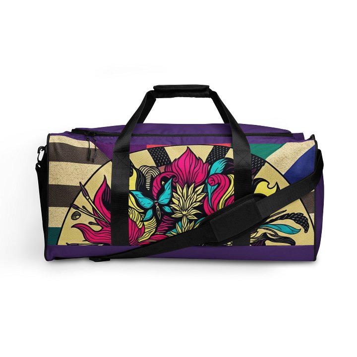 Floral Fusion All-Over Print Duffle Bag product image (1)