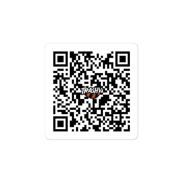 Trashy's Back Alley QR Code Sticker product image (2)