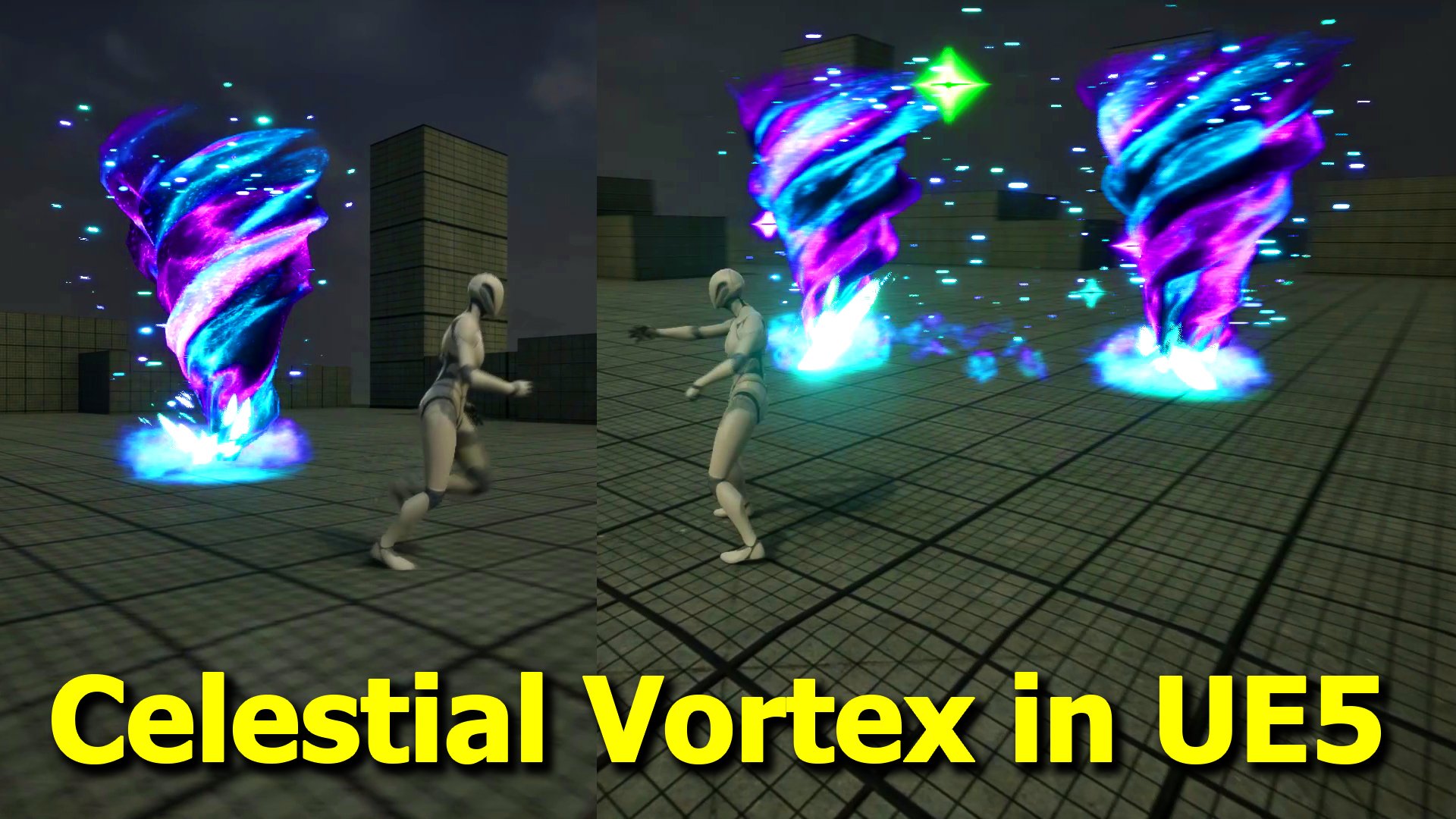 Celestial Vortex in Unreal Engine 5 Niagara product image (1)