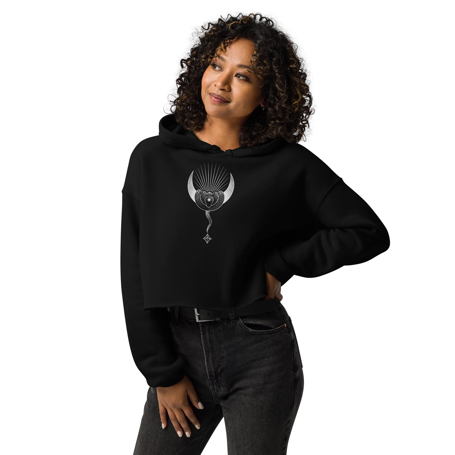 𝖘𝖊𝖗𝖕𝖊𝖓𝖙𝖊 crop hoodie product image (2)