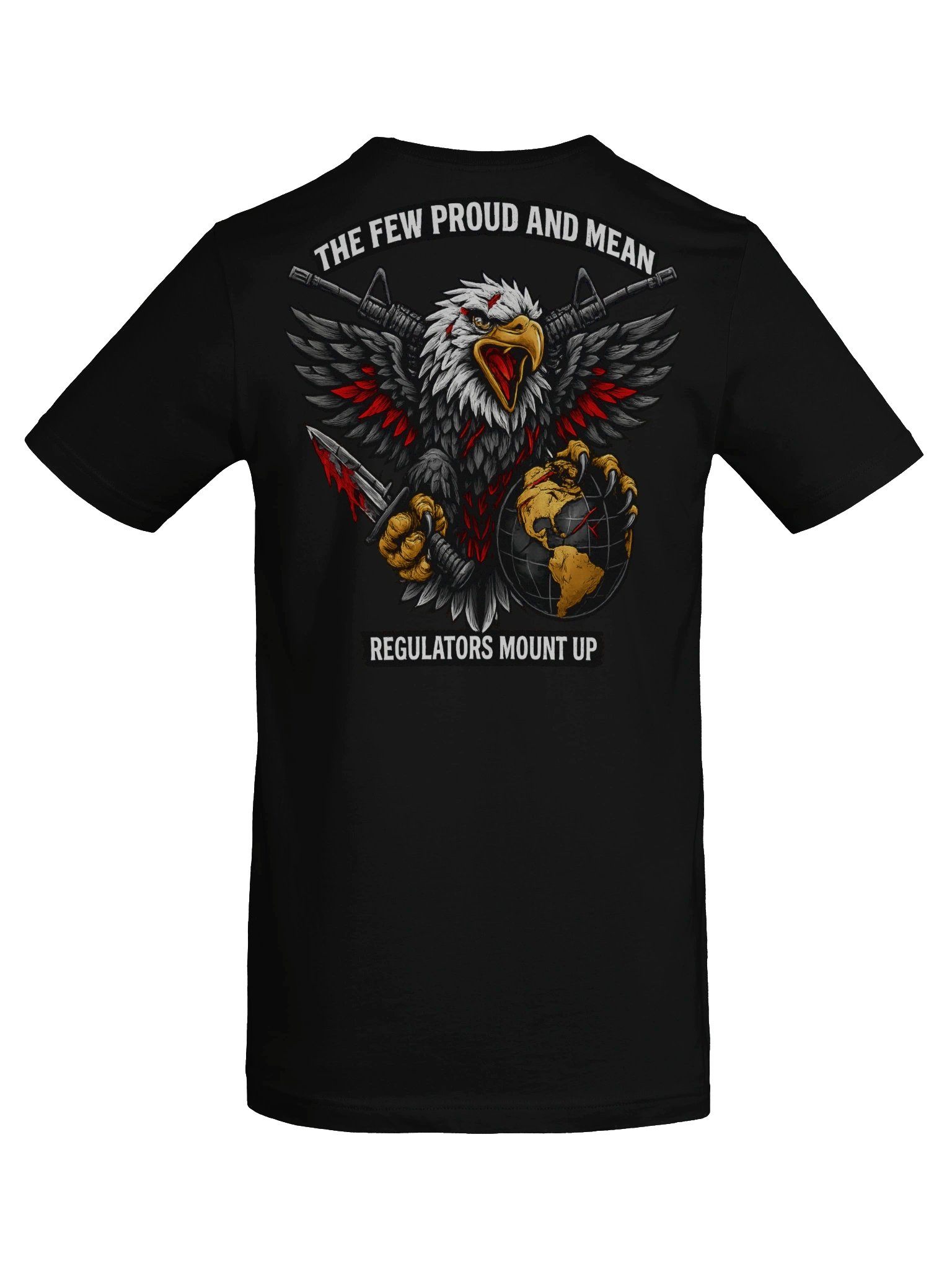 The Few Proud and Mean / Regulators Mount Up USMC Tee product image (8)