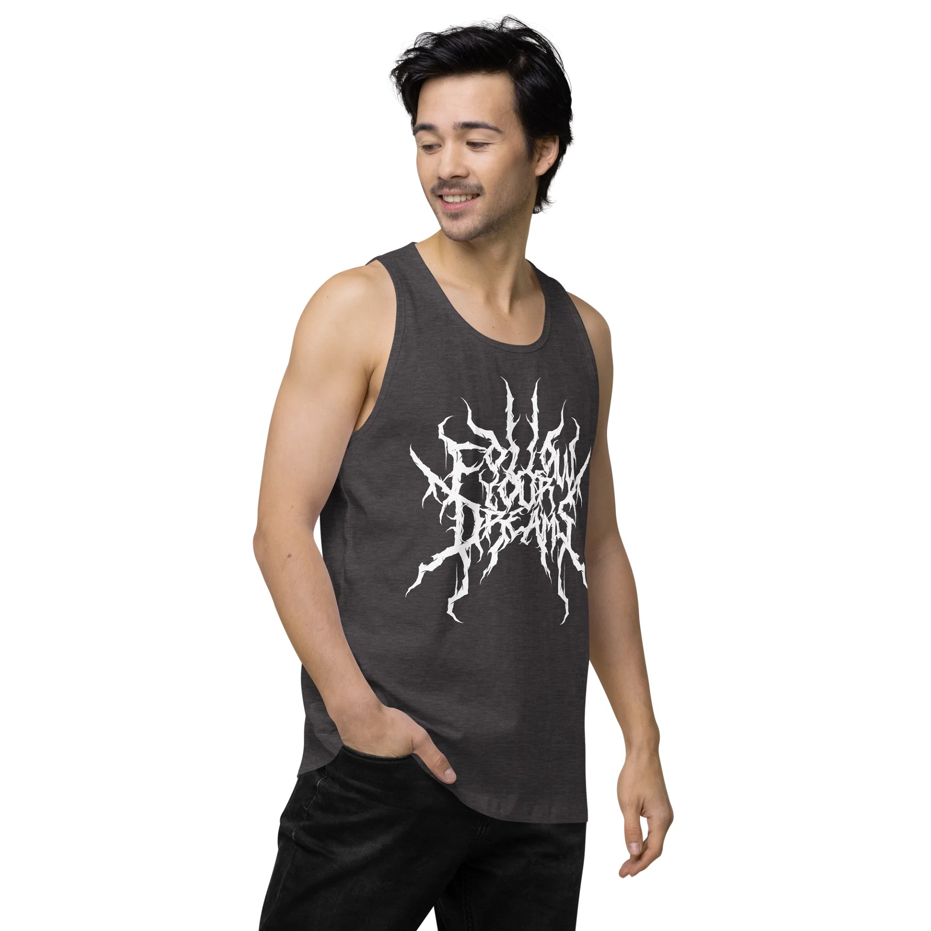 Follow Your Dreams (White Logo) - Masculine Cut Tank product image (2)
