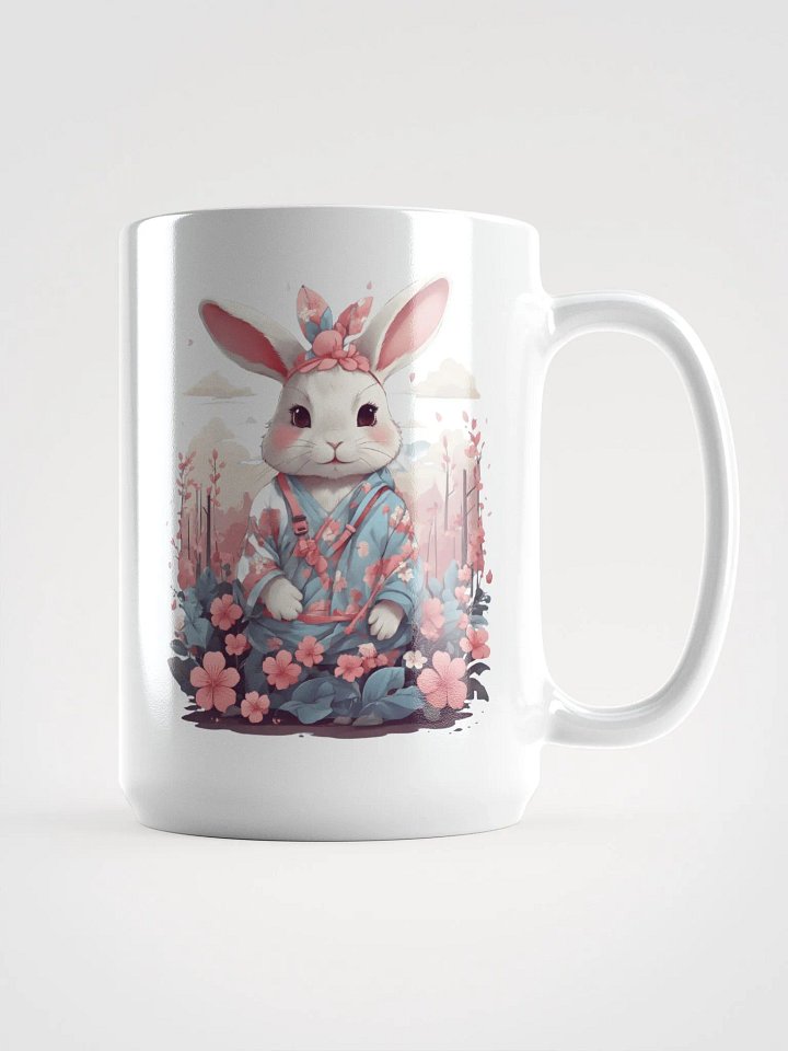 Kawaii Whimsical Bunny Ears Hoodie Mug product image (1)