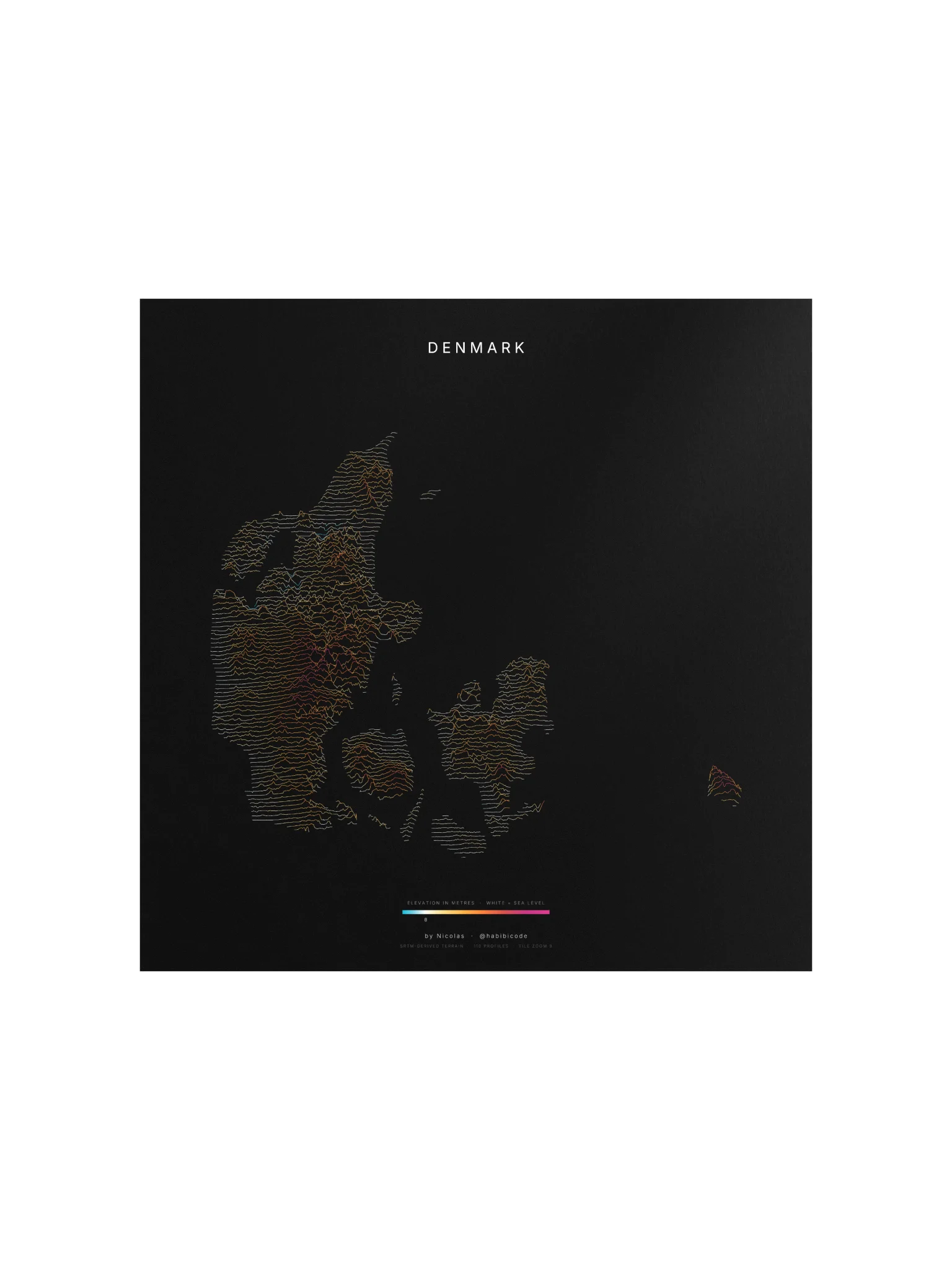 Ridgeline Poster - Denmark product image (1)
