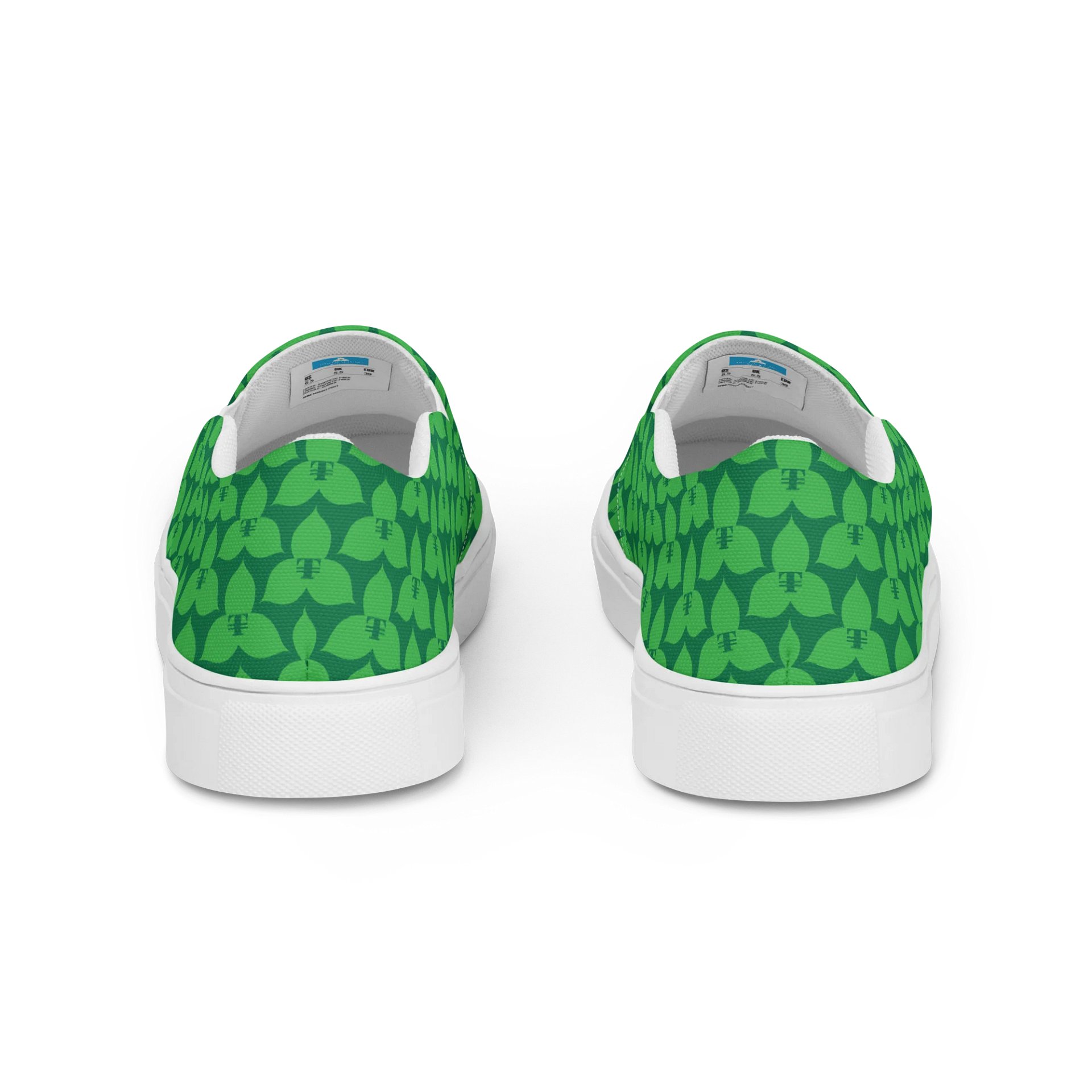 Trilliumnaire™ Icon Green Women's Canvas Slip-On Shoes product image (4)