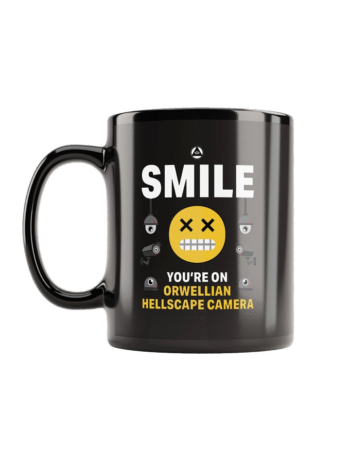 Orwellian Hellscape Black Mug product image (1)