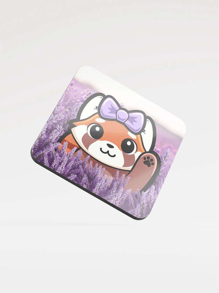 Luscious Lavender - Glossed Cork Coaster product image (1)