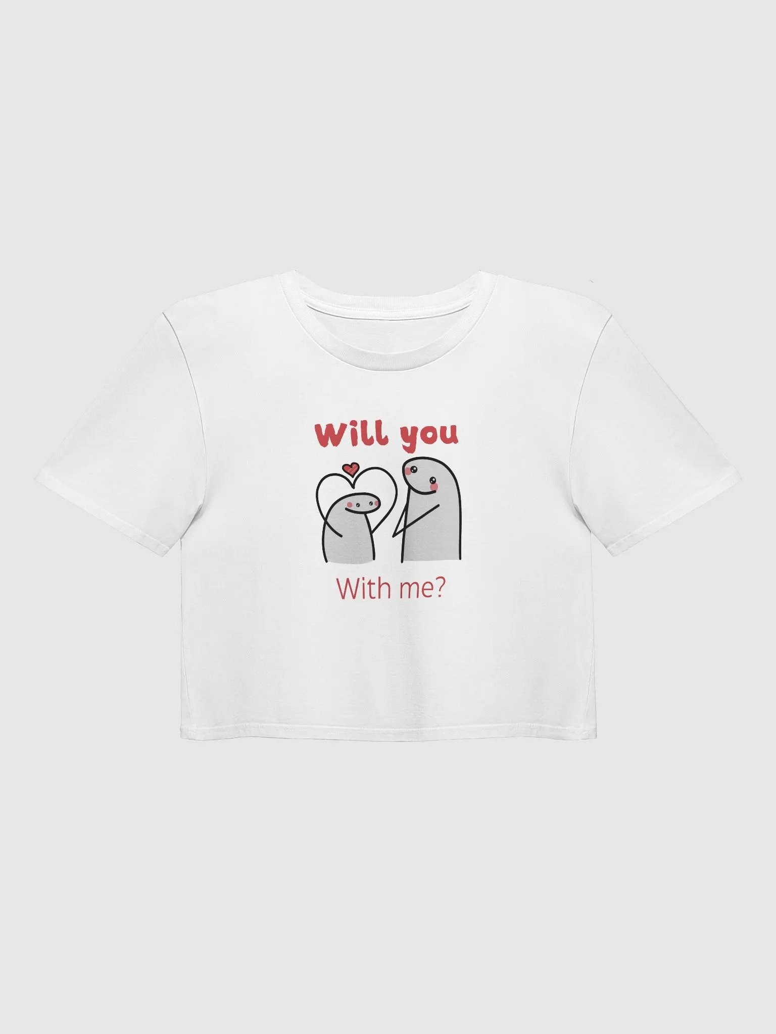 Will You... With Me? Women's Crop Tee product image (46)