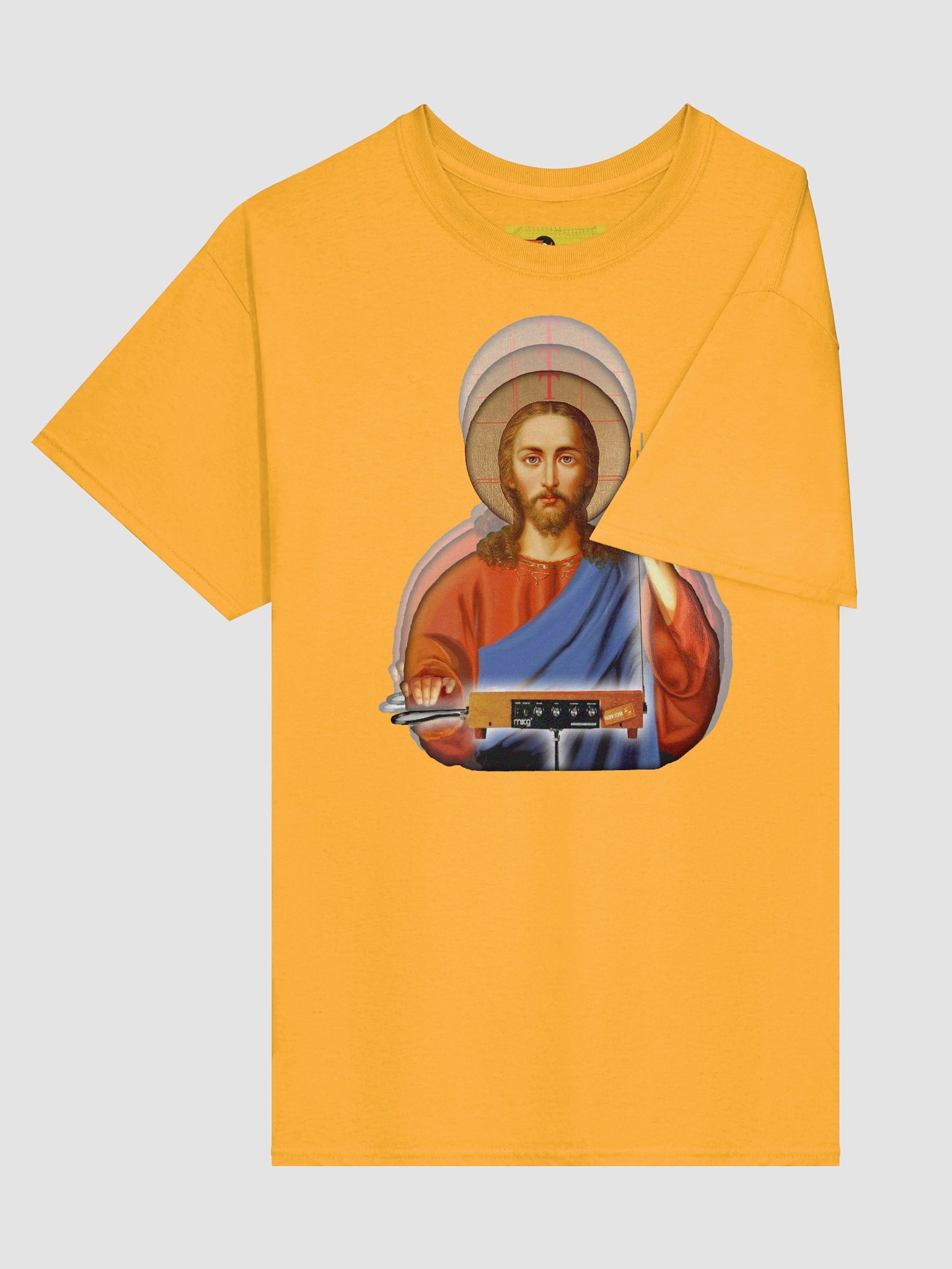 The Holy Theremin by Frank Fonik, Techno EDM Unisex t-shirt product image (3)