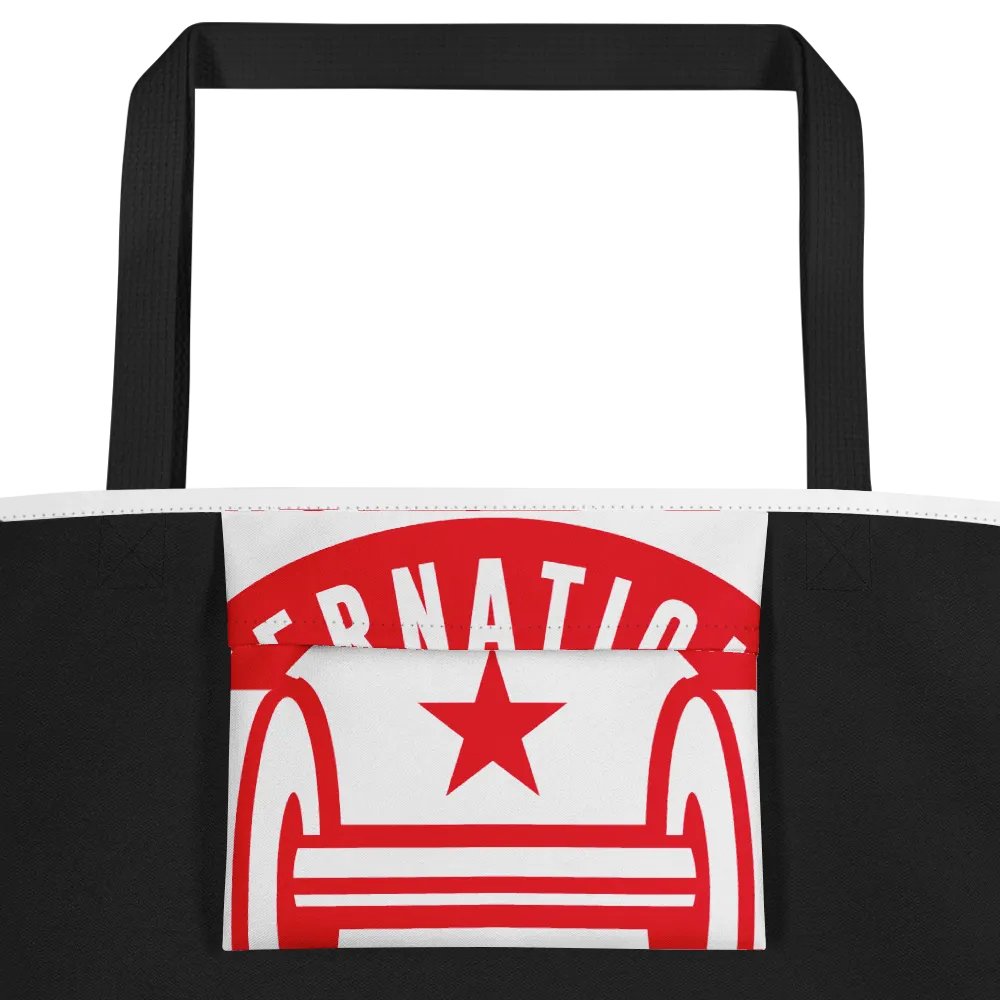 IFBNewsfeed.Org's All-Over Print Large Tote Bag w/ Pocket product image (4)