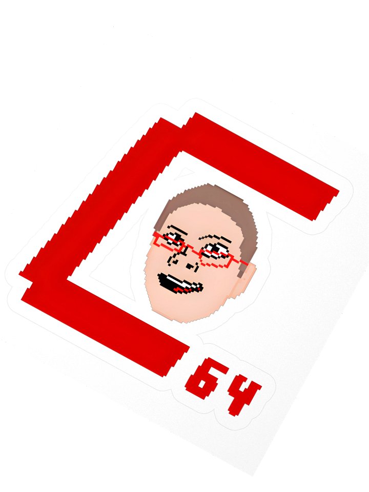 Crumpler64 Pixel Logo Sticker product image (5)