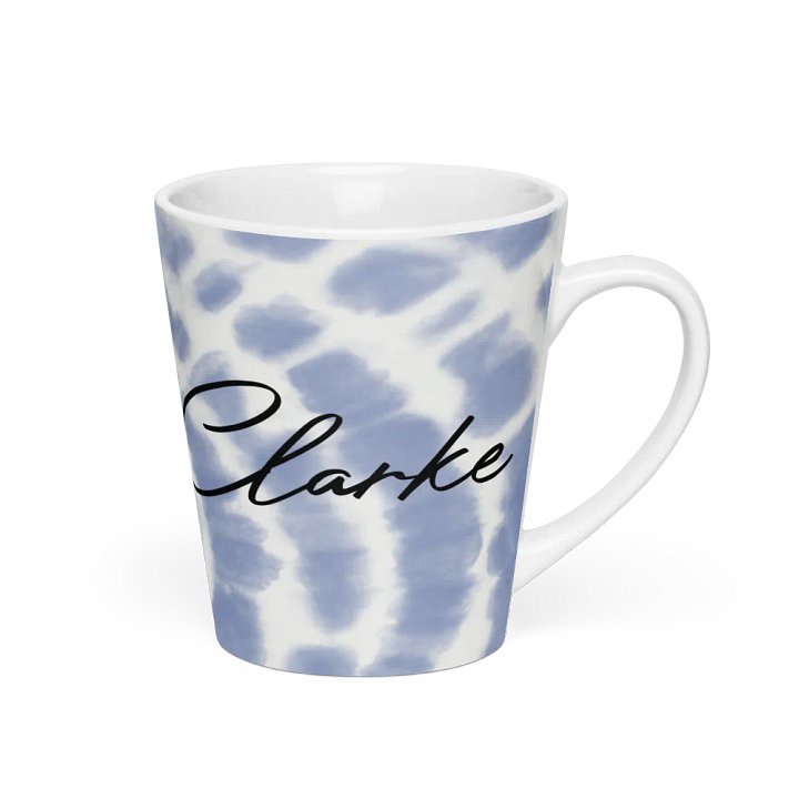 Helen Clarke Blue Tie-Die Latte Mug product image (2)