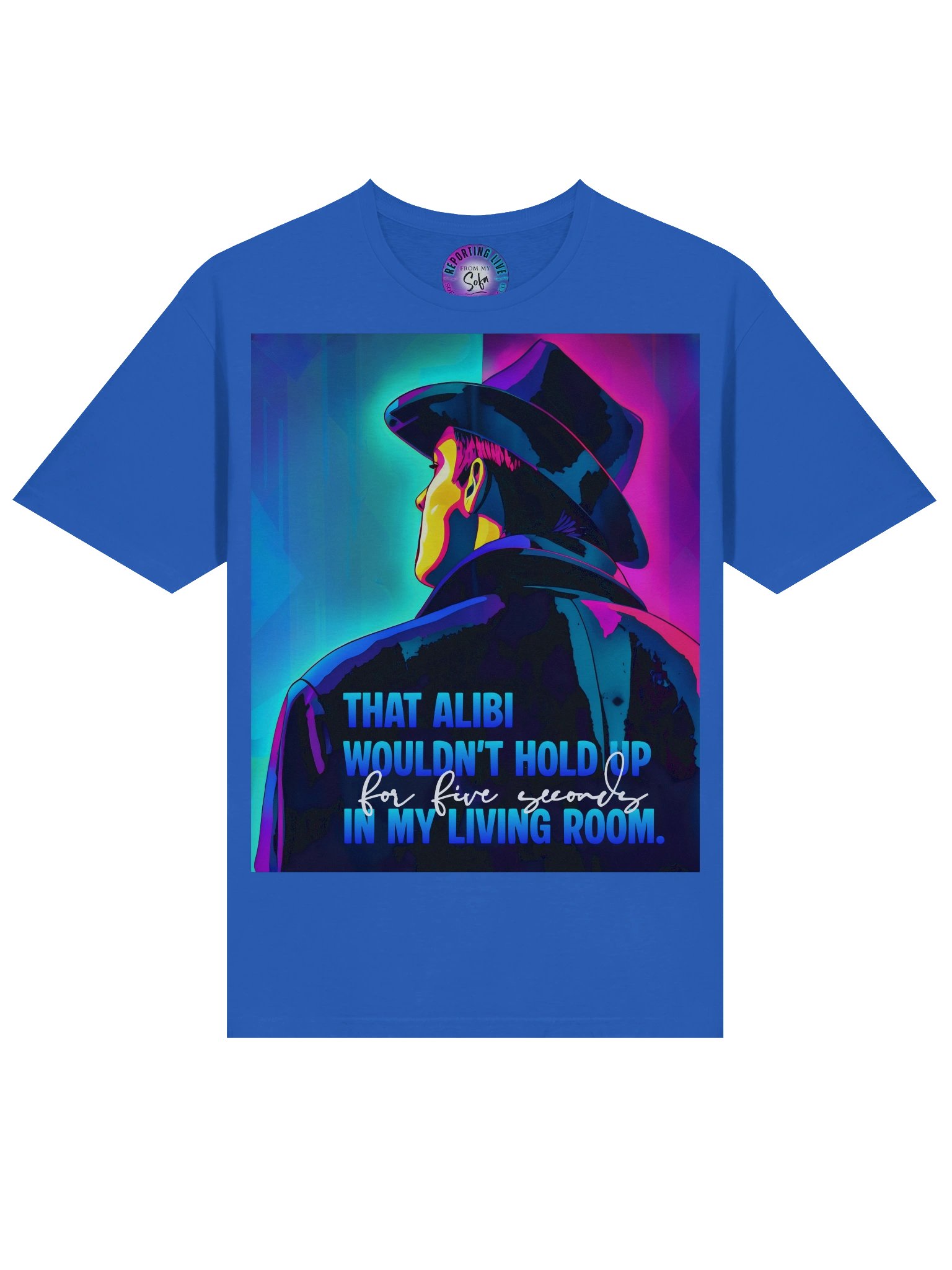 Funny True Crime Dad Sofa Alibi Shirt product image (5)