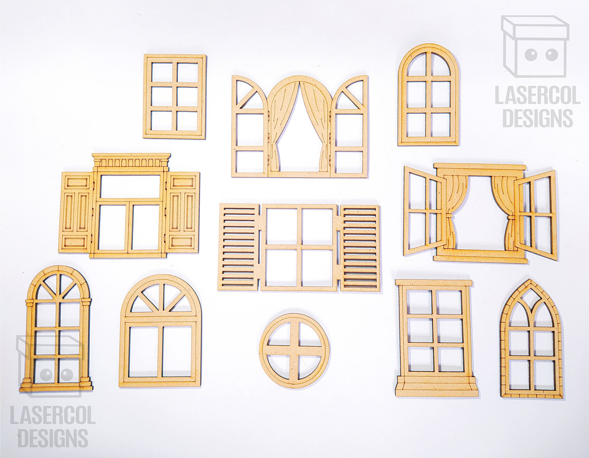 Windows Cut Outs - Laser Cut Files product image (2)