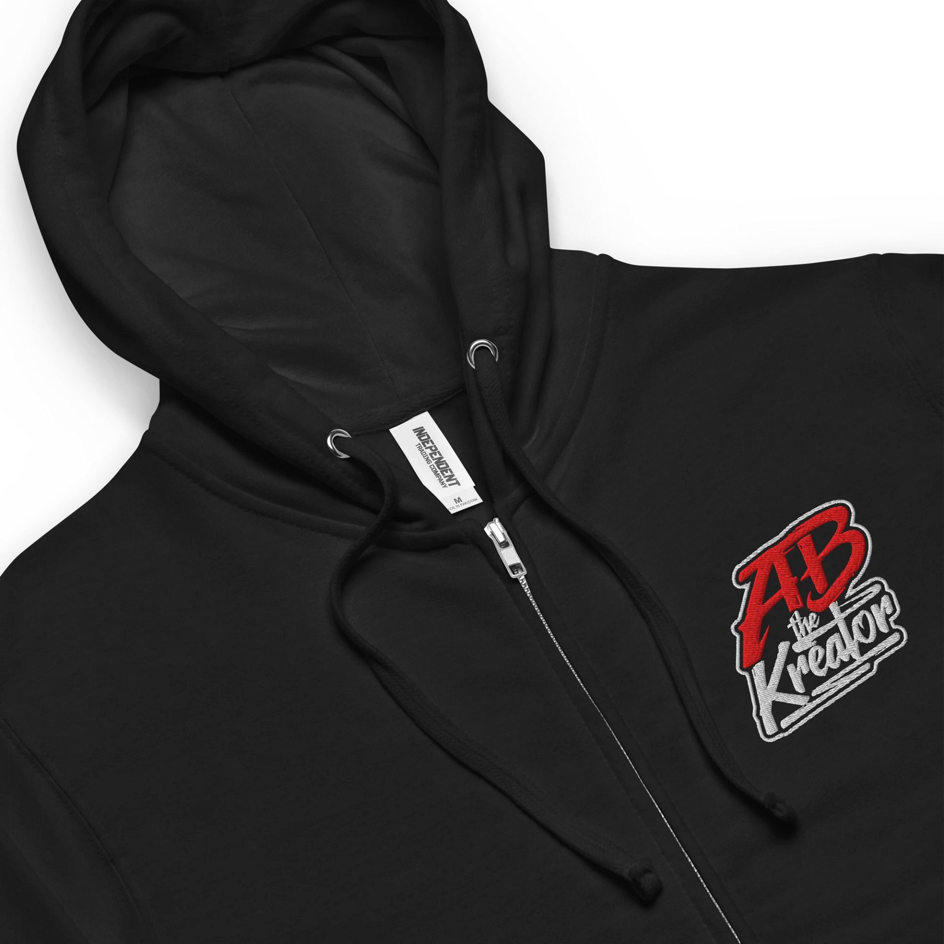 ABTHEKREATOR Embroidered Zip Up Hoodie product image (1)