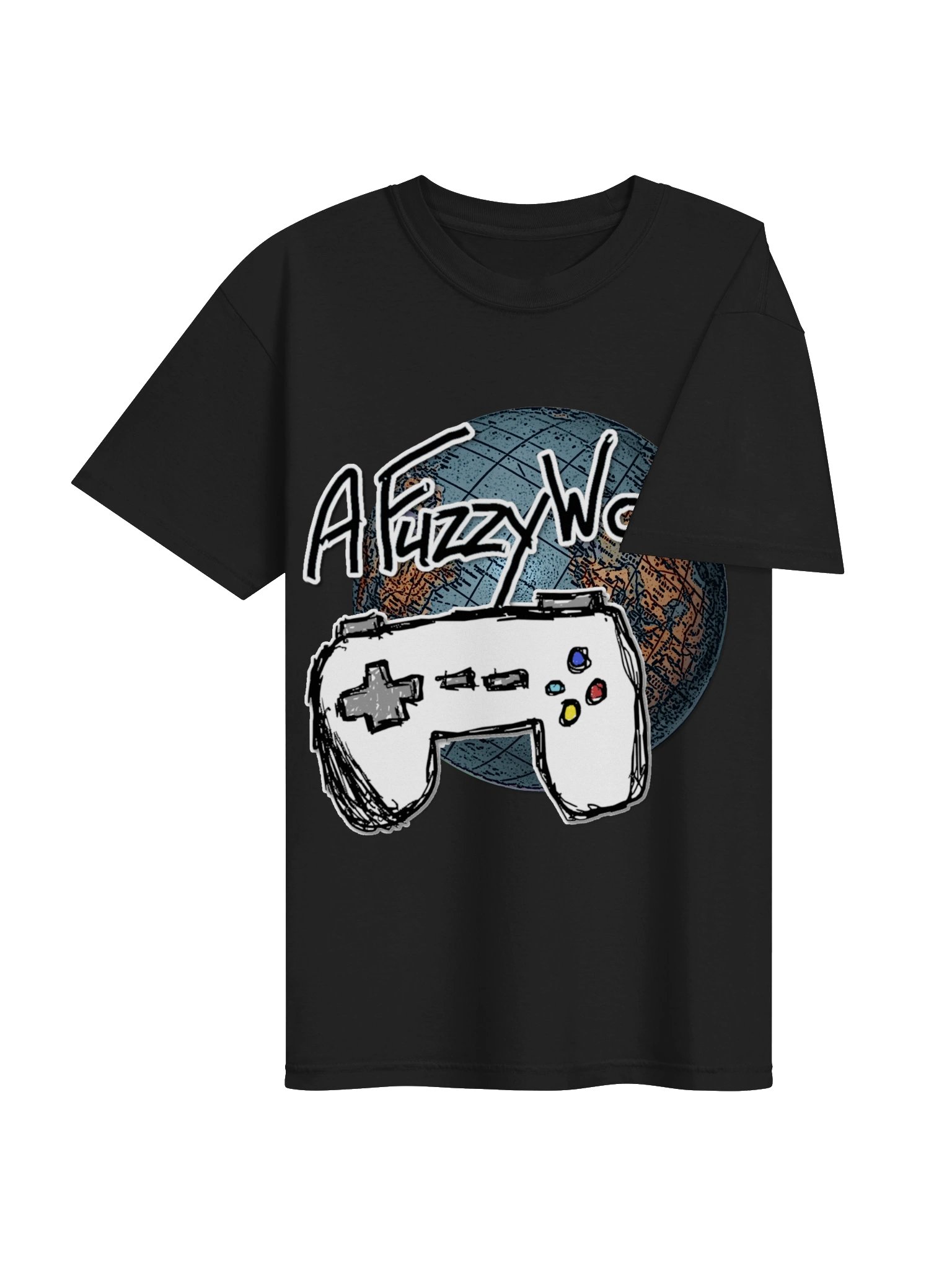 2026 A Fuzzy World Black Tee product image (4)