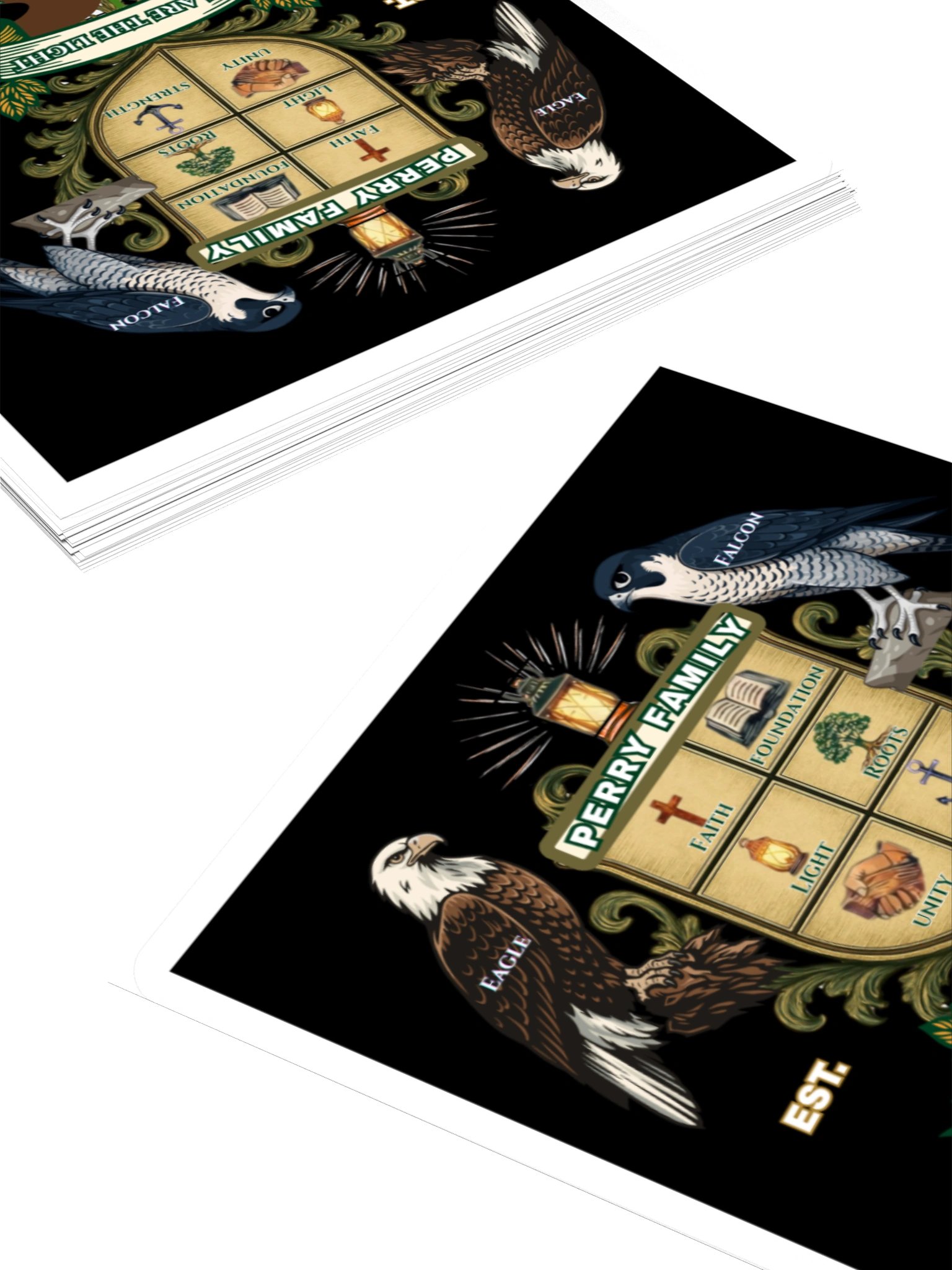 Perry Family Crest Reunion 2026 Stickers – Legacy Edition product image (4)
