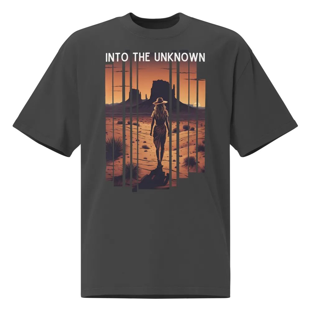 Into the unknown unisex faded tee product image (11)