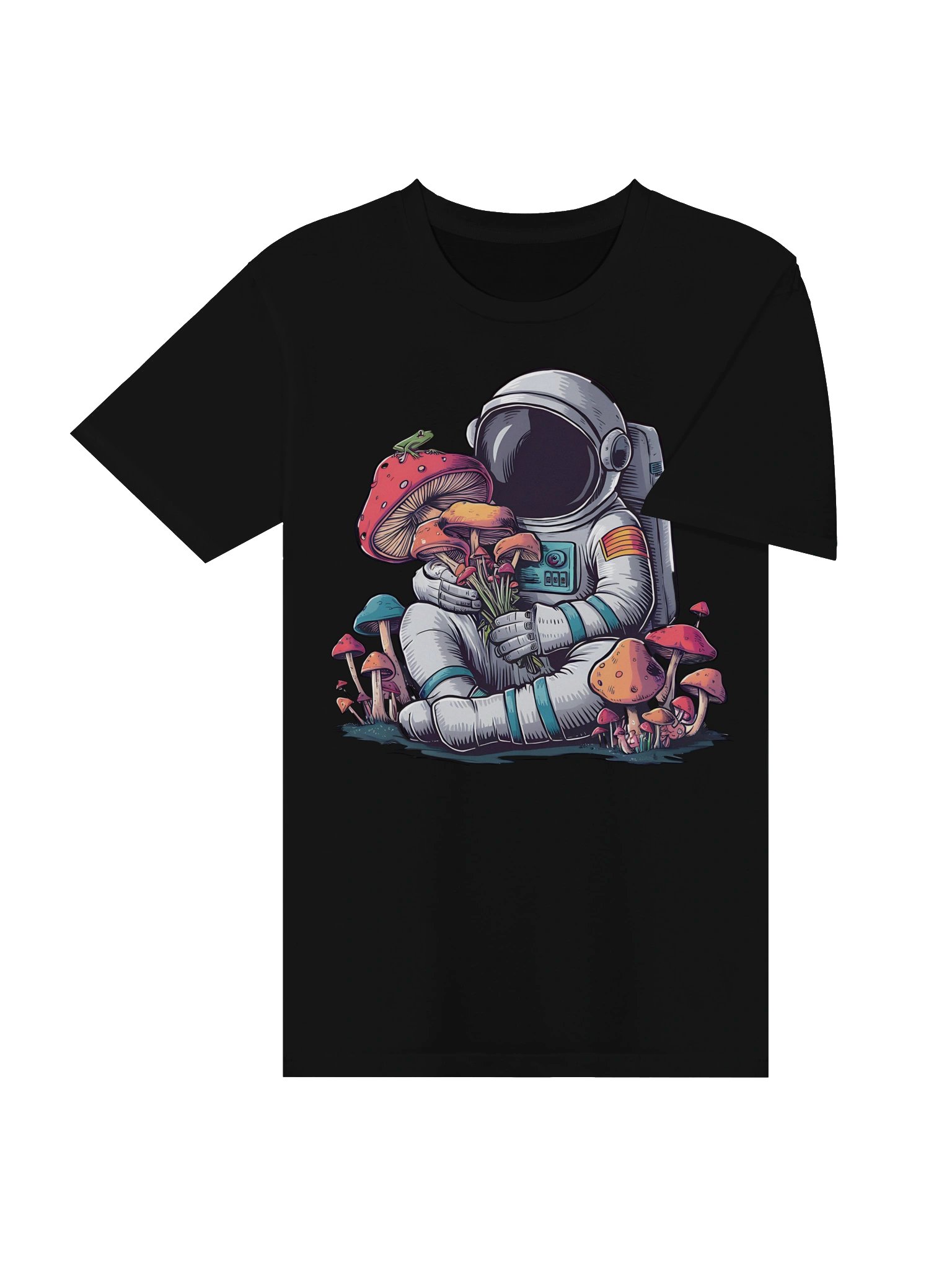 Astronaut Cottagecore Frog Aesthetic Mushroom Space Women T-shirt product image (33)