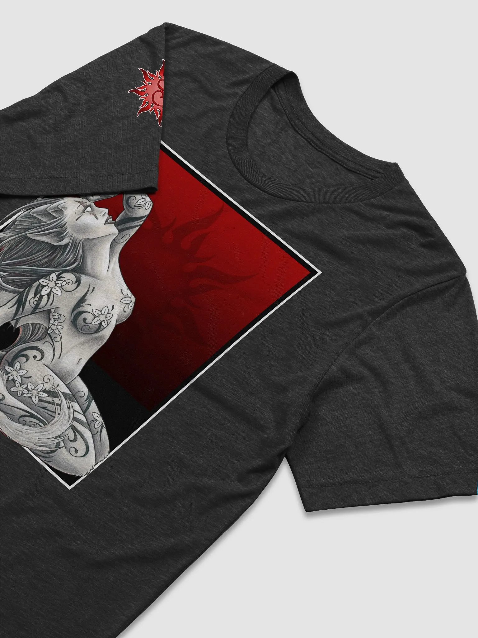 Succubus - SharpTattoos @ Strega Rose Tattoo Arts Triblend Tee product image (3)