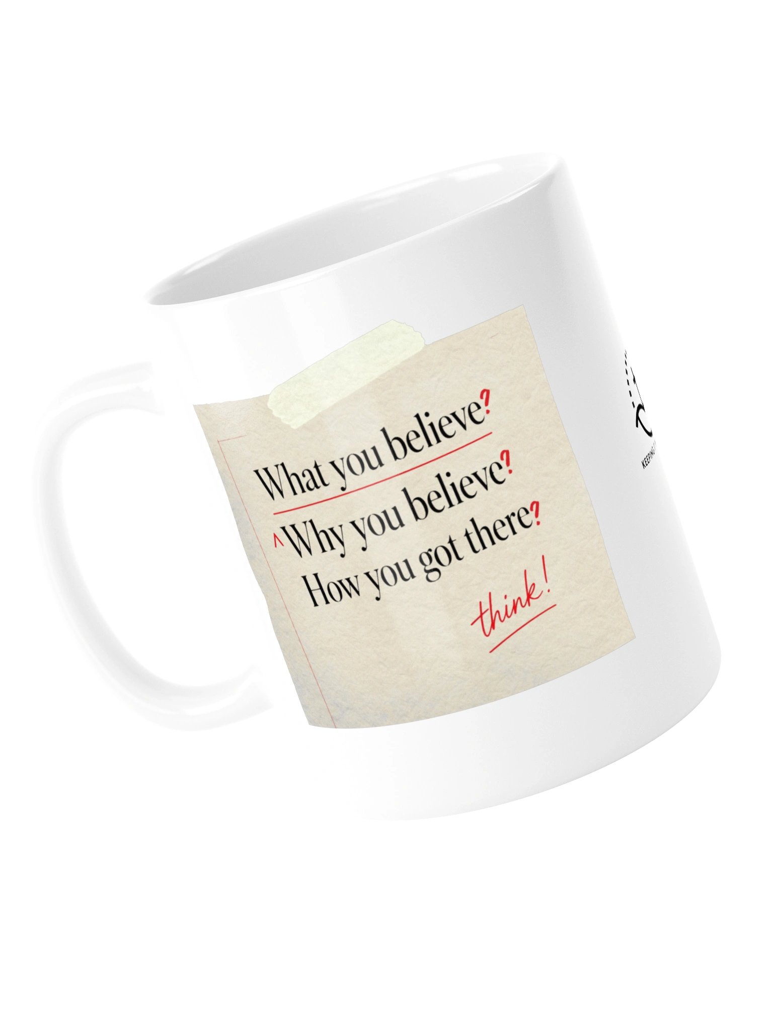 What Why How Think Mug product image (15)