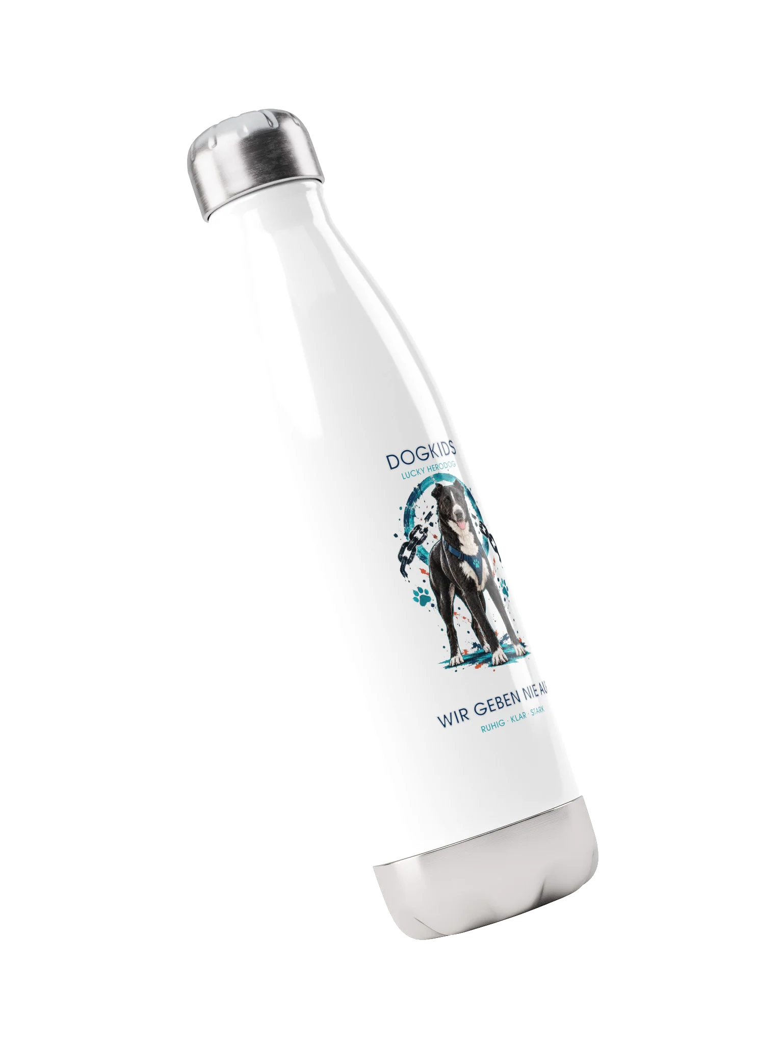 DogKids Wir geben nie auf Trinkflasche – Lucky HeroDog product image (5)