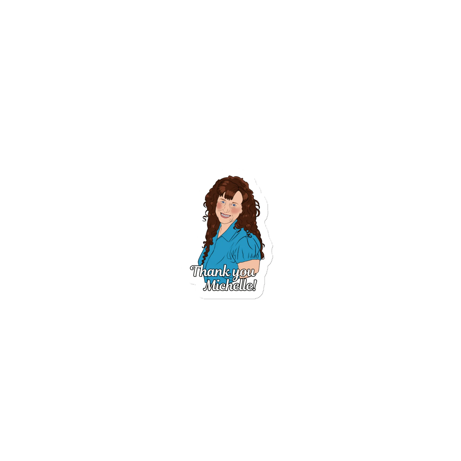 Thank U Michelle magnet product image (1)