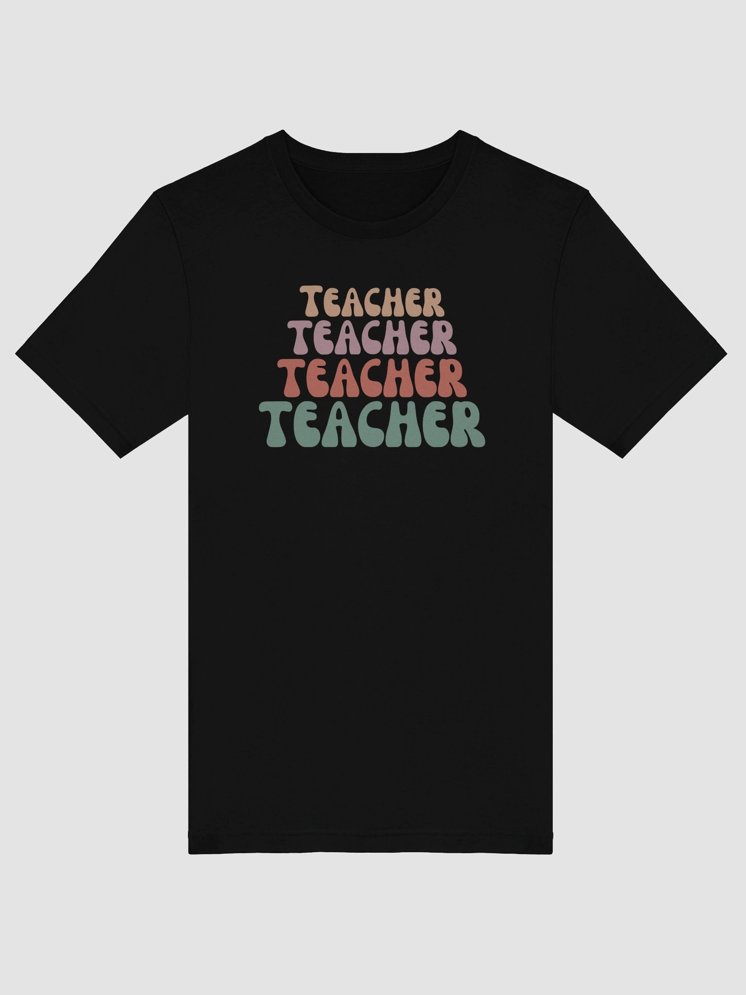Vibrant Teacher Stack Tee product image (5)