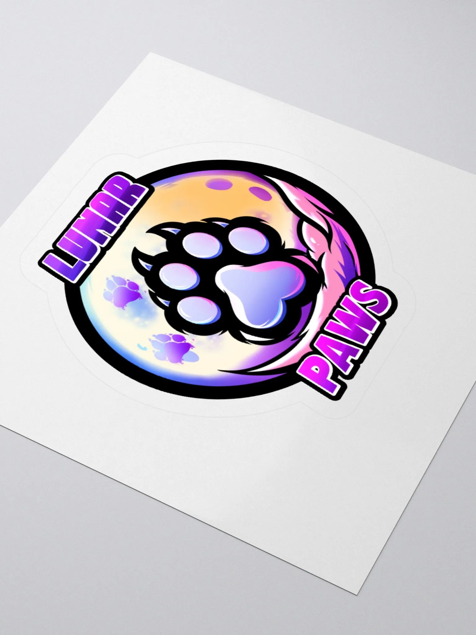 Lunar Paws Celestial Kiss Cut Stickers product image (3)