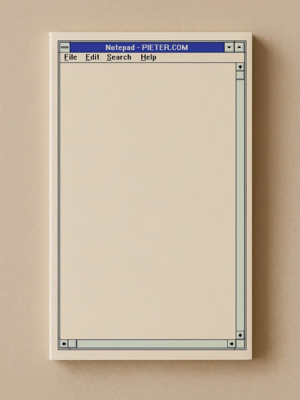 Windows 3.1 Notepad product image (2)
