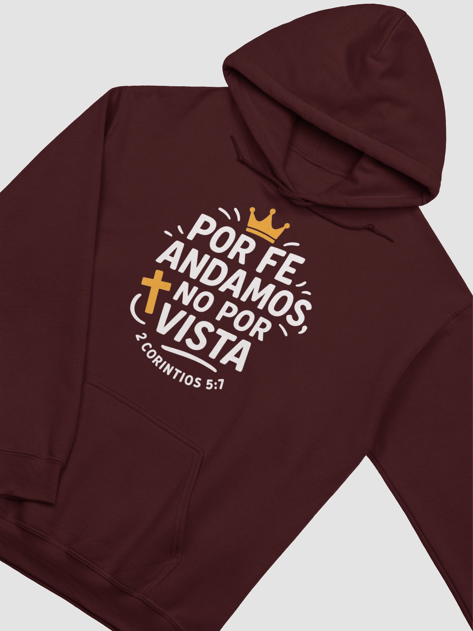 Sudadera Unisex Con Capucha | Por fe andamos no por vista product image (14)