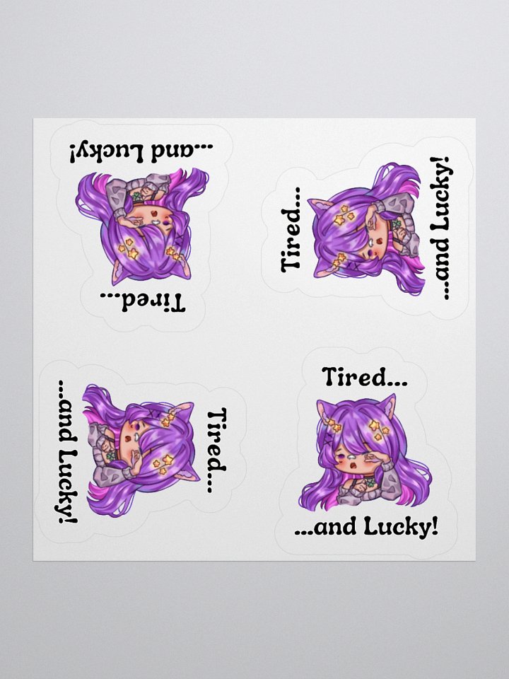 Typically Tired Sticker Set product image (3)