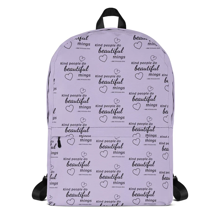 Kind people...BACKPACK - Purple product image (1)