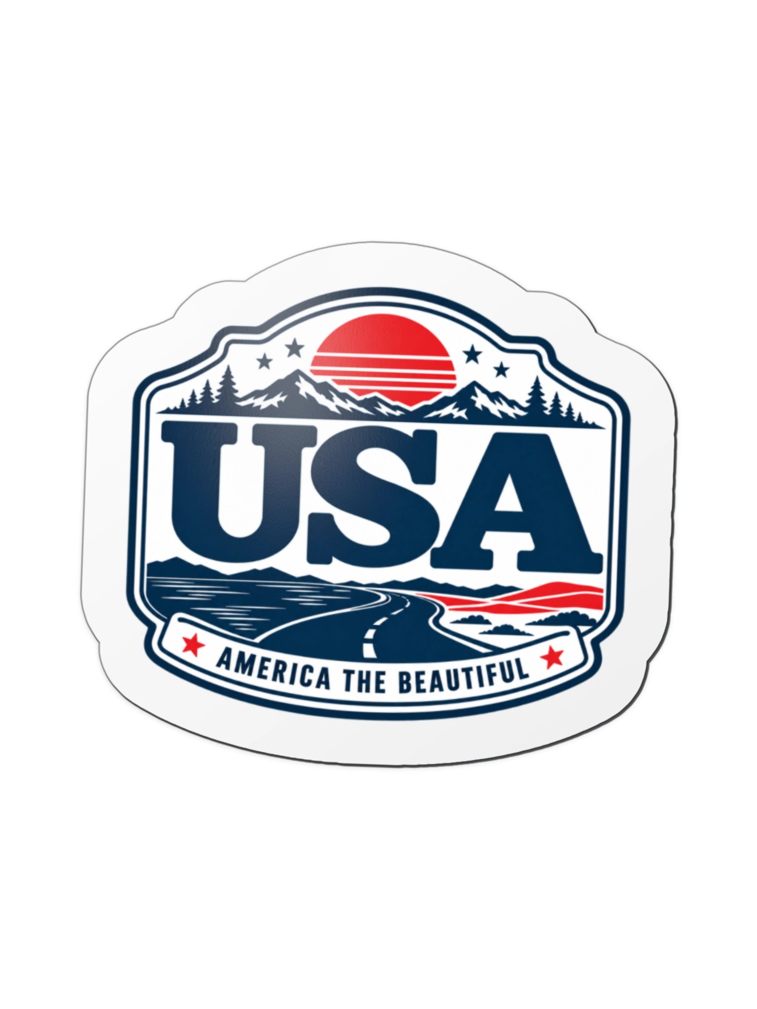 The America the Beautiful Magnet product image (1)