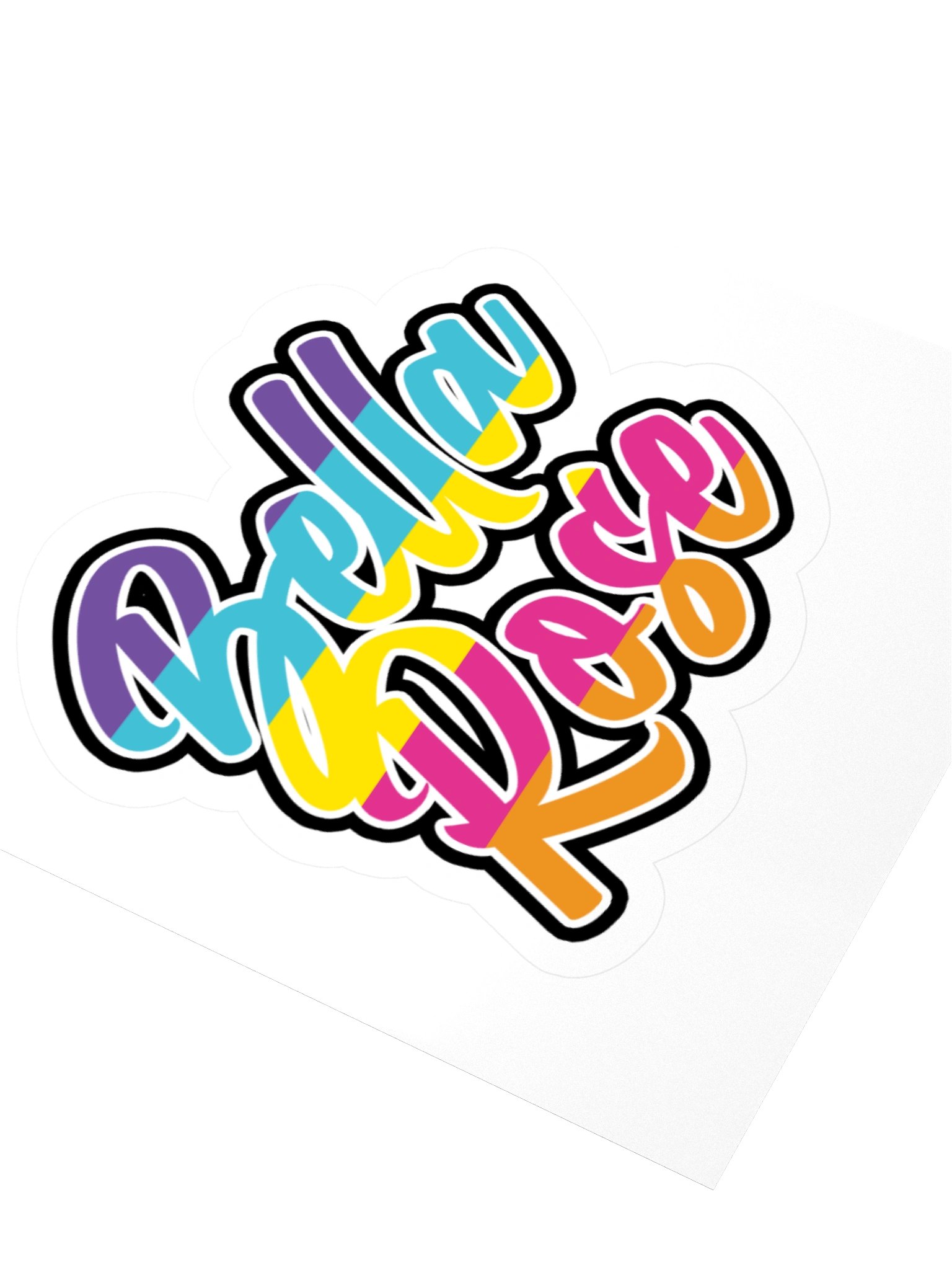 Bella Rose Non-Binary Pride Sticker product image (3)