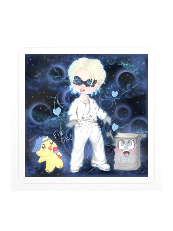 Mingi - Fanart - ATEEZ - Sticker product image (3)