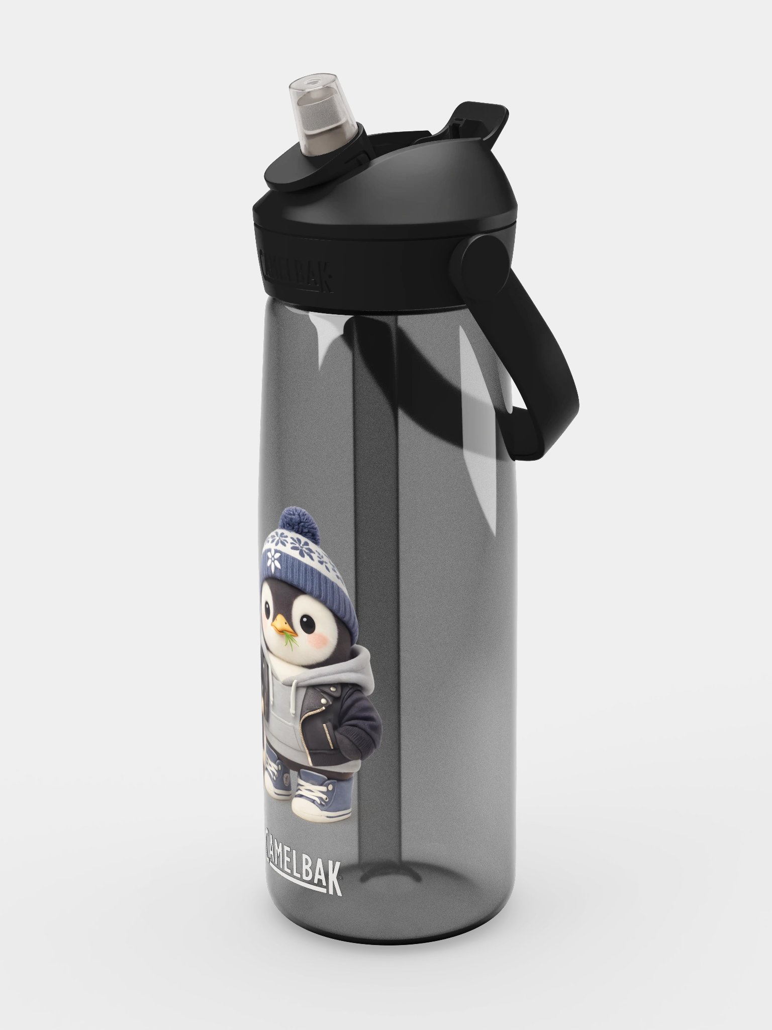 Skate Penguin Flip Straw Bottle product image (10)