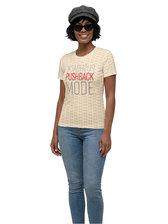Pushback Mode 80s sophisticate inspired cream T-Shirt product image (3)