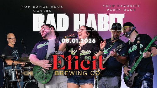 Danbury... you up?⁠
⁠
Bad Habit is back at Elicit this Saturday.⁠
⁠
9PM. Cold drinks. Great music. Fun decisions. ⁠
⁠
Ping th...