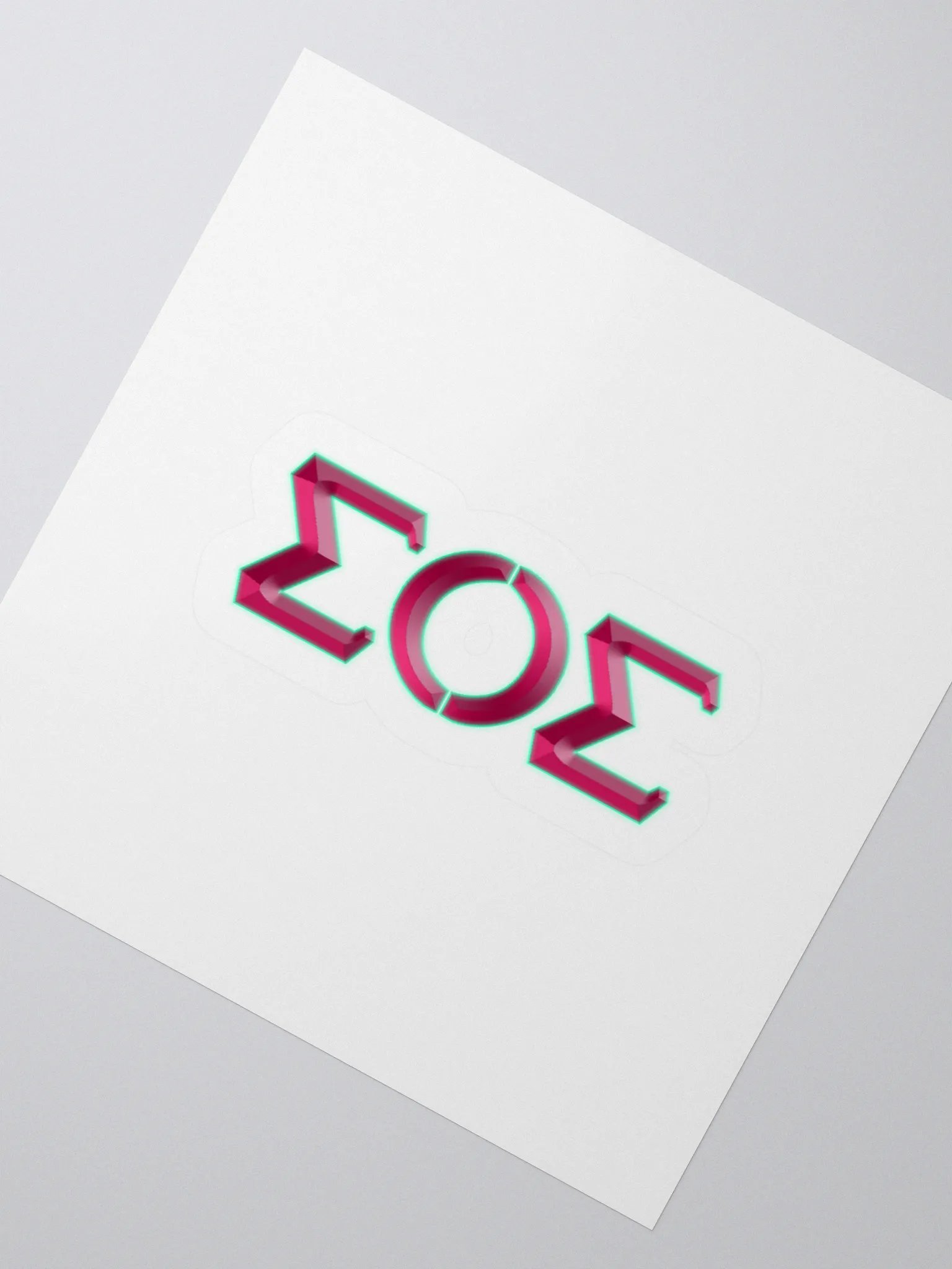 S.O.S. Red Kiss Sticker Sheet product image (6)