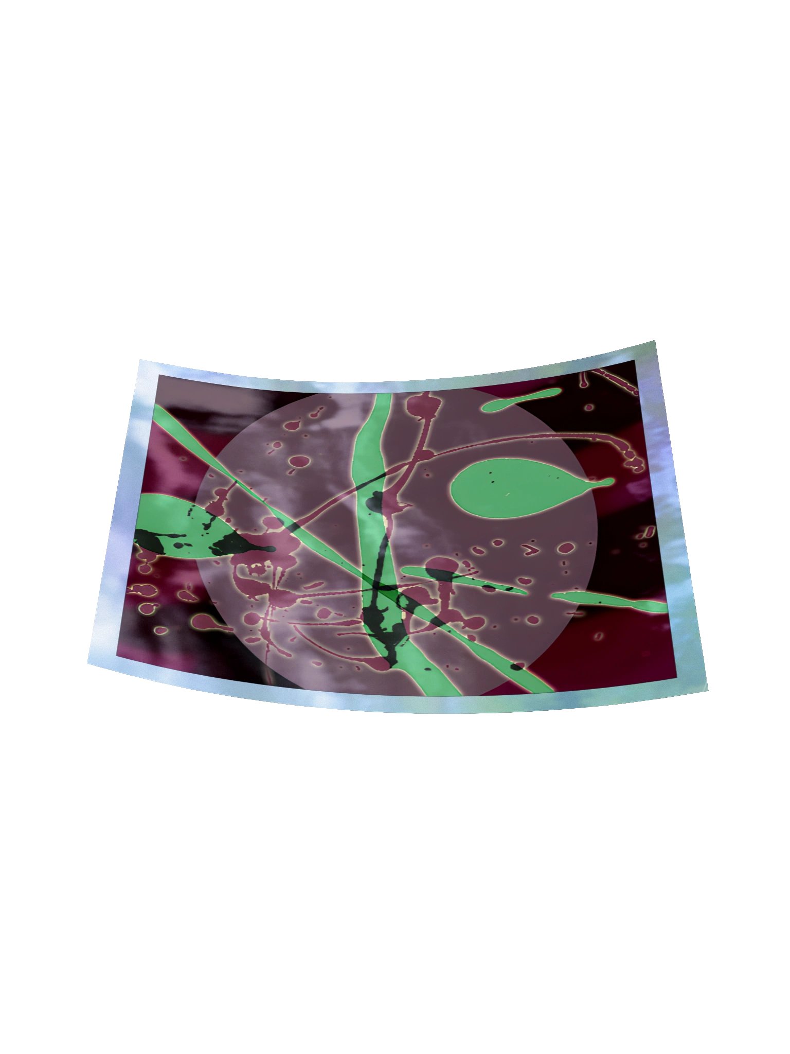 Oval Nocturne — Holographic Kiss‑Cut Sticker Sheet product image (6)