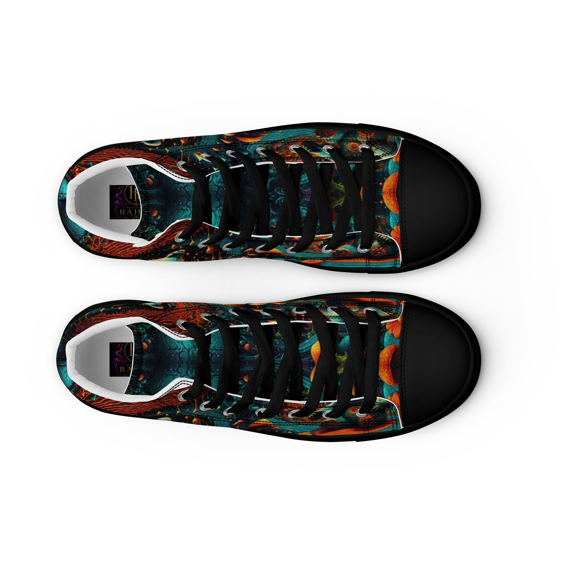 Woman's Surreal Mushroom Bear High Tops product image (9)