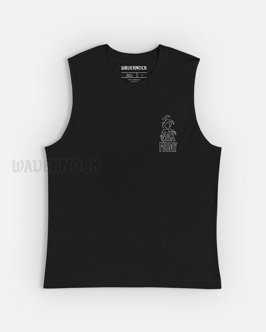 Nak Muay | Black Muscle Shirt product image (2)